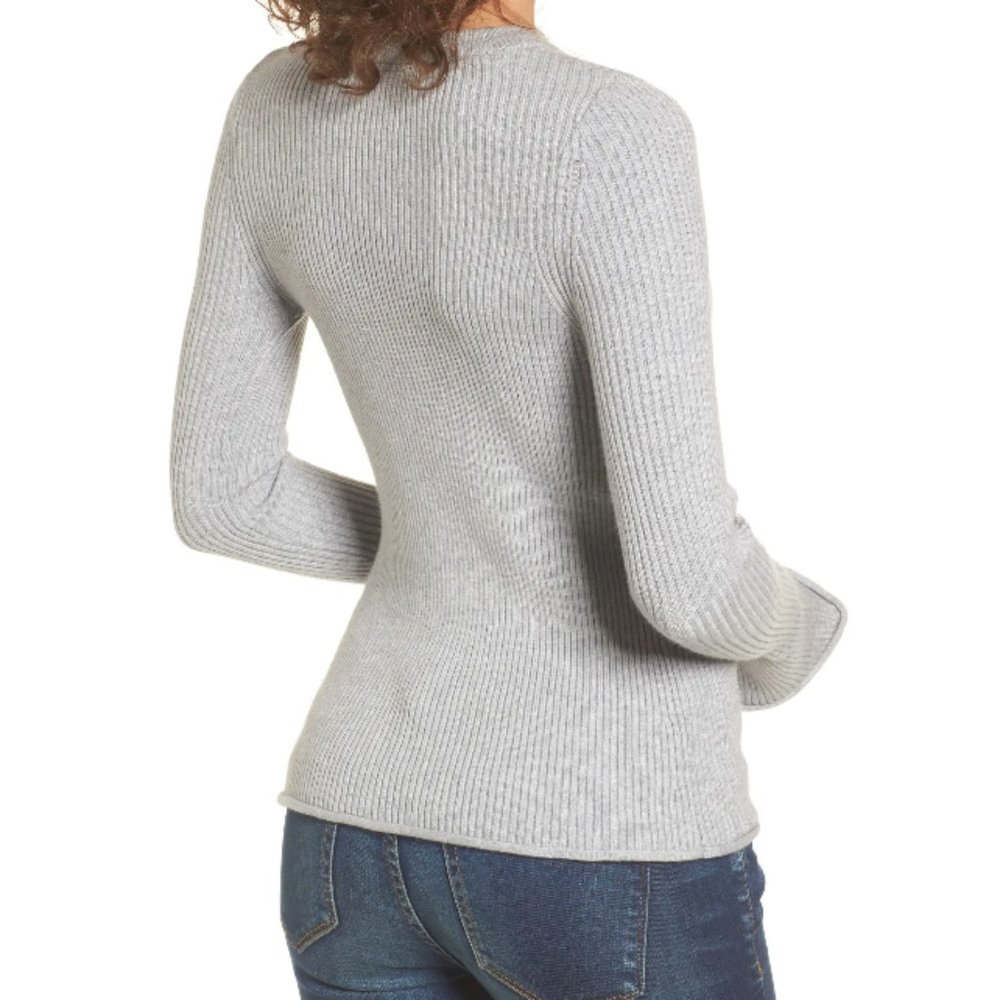 Cutout Ribbed Sweater - Picture 4 of 5